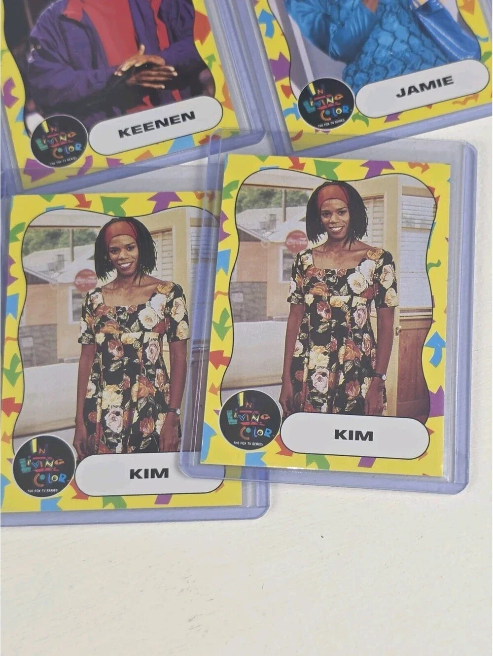 Lot Of 16 Vintage In Living Color TV Series BIG CARDS J-LO JIM CARREY ROOKIES!